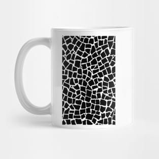 British Mosaic Zoom Black and White Mug